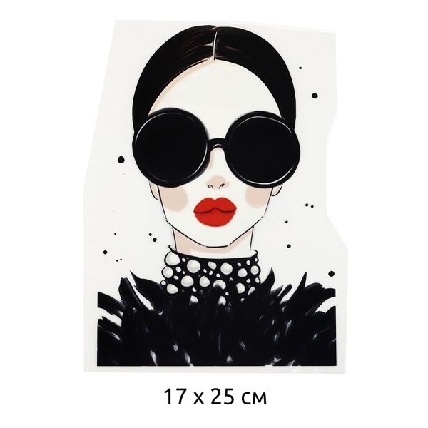 Термотрансфер TY.1297 Девушка 17х25см, уп.10 шт