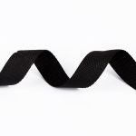 Стропа (ременная лента) 25 мм / 25 метров, толщ. 1.29 мм, [16.6 г/пог.м], 100% п/п, черный, Gamma С3870Г17