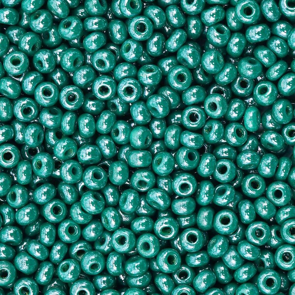 Бисер Preciosa непрозрачный с покрытием 10/0 (2.3 мм), круг.отв., 500гр, 331-19001-10/0-58240