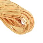 Шнур плоский п/а ⌀5.5 мм, 50 м, 100043 / золотисто-желтый, Gamma 1с19