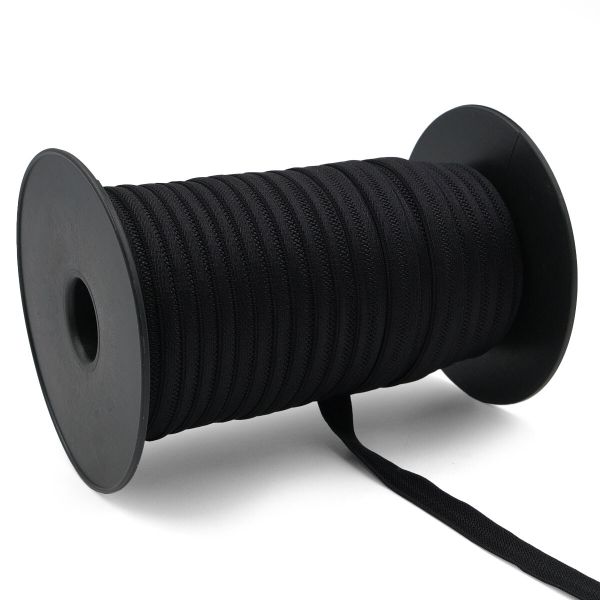 Резинка бельевая (бретелечная) 12.0 мм / 50 метров, черный, (ML207.012)