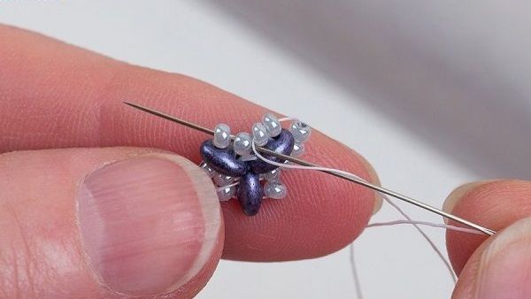 Иглы ручные гибкие бисерные с широким ушком ⌀0.5 мм, 4 шт, сталь, Gamma NC-300