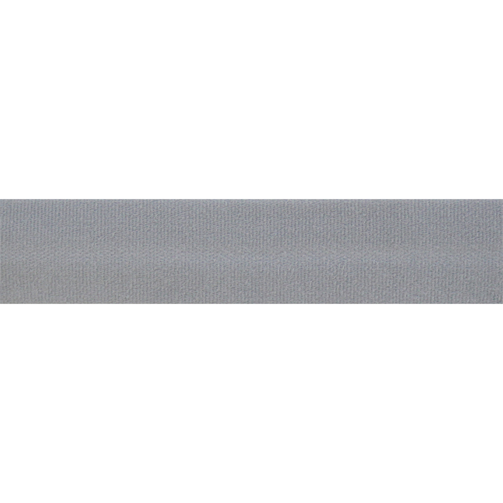 Бейка косая трикотажная 15 мм, 132 метра, (0511-0071), 8139 серый