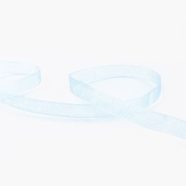 Лента капроновая (органза) 10.0 мм / 22.8±1 метра, 064 св.голубой, Blitz OR-10