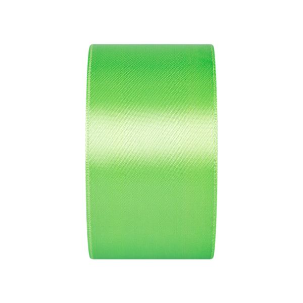 Лента атласная 1-сторонняя 50.0 мм / 33±2 метра, 091 св.салатовый, Gamma