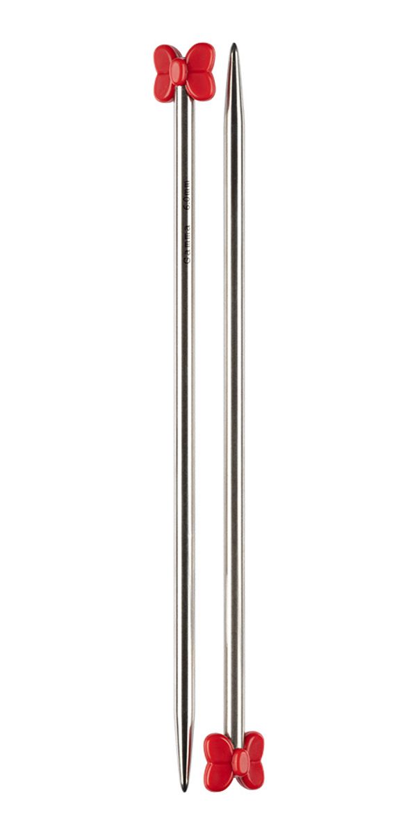 Спицы прямые металл ⌀6.0 мм, 20 см, никель, Gamma MK-20P