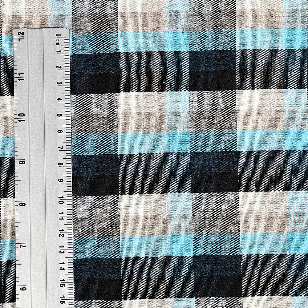 Фланель рубашечная 150 г/м², 150 см / 2 метра, TBY.Fl.T303.10.2, цв.10 голубой