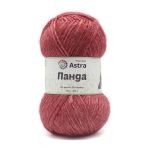Пряжа Astra Premium (Астра Премиум) Панда (Panda) / уп.2 мот. по 100 г, 240 м, 151 красный