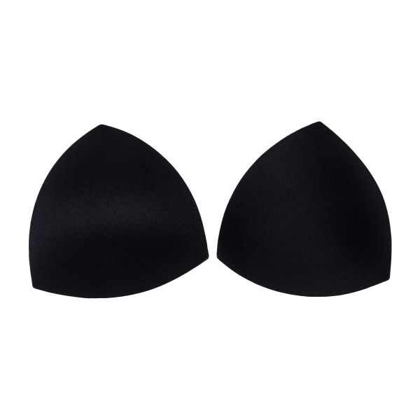Бельевые чашечки для бюстгальтера треуг. без уступа с равномер.наполнением, р.2 (40-42 (S)) Antynea (черный), FN-75, 1 пара
