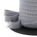 Резинка бельевая (ажурная) 15.0 мм / 50 метров, св.серый, 0315/59