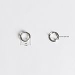 Часть кнопки рубашечной ⌀11 мм (A, D-части), никель, 100 шт, S090523, BIG