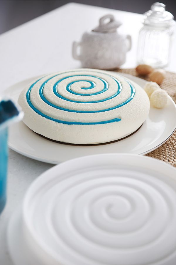 Форма силиконовая для тортов и пирогов ⌀25 см, 25х5.5 см, Спираль, S-Chief SPC-0208