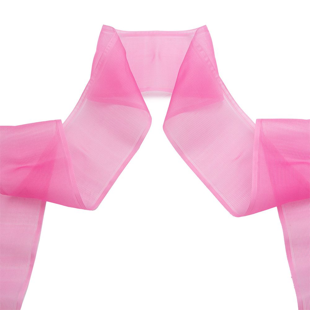 Лента для бантов (капрон) _8 см, 25 м (розовый) С3501