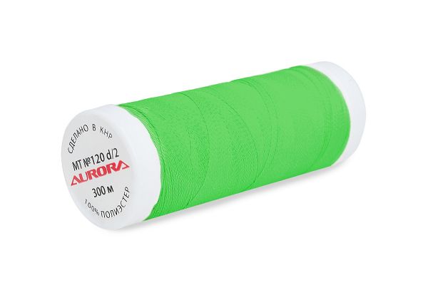 Нитки вышивальные матовые Aurora №120, 300 м, цв. MT2005, 5 катушек