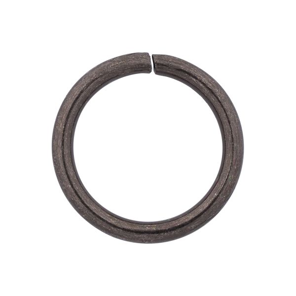 Кольцо разъемное металл in ⌀10 мм (13 мм внешн.), цв.чер.никель, 100 шт