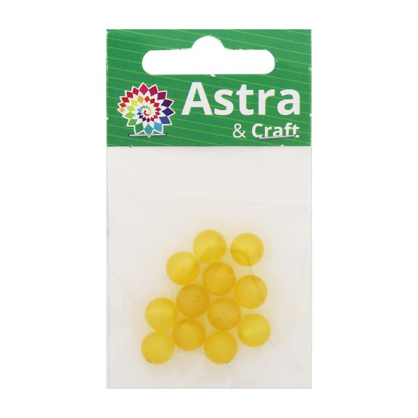 Бусины натуральный камень арагонит 8 мм, 12 шт в упак, Астра