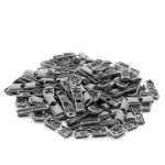 Наконечник для шнура пластик 13х9 мм, ПП, св.серый, 100 шт