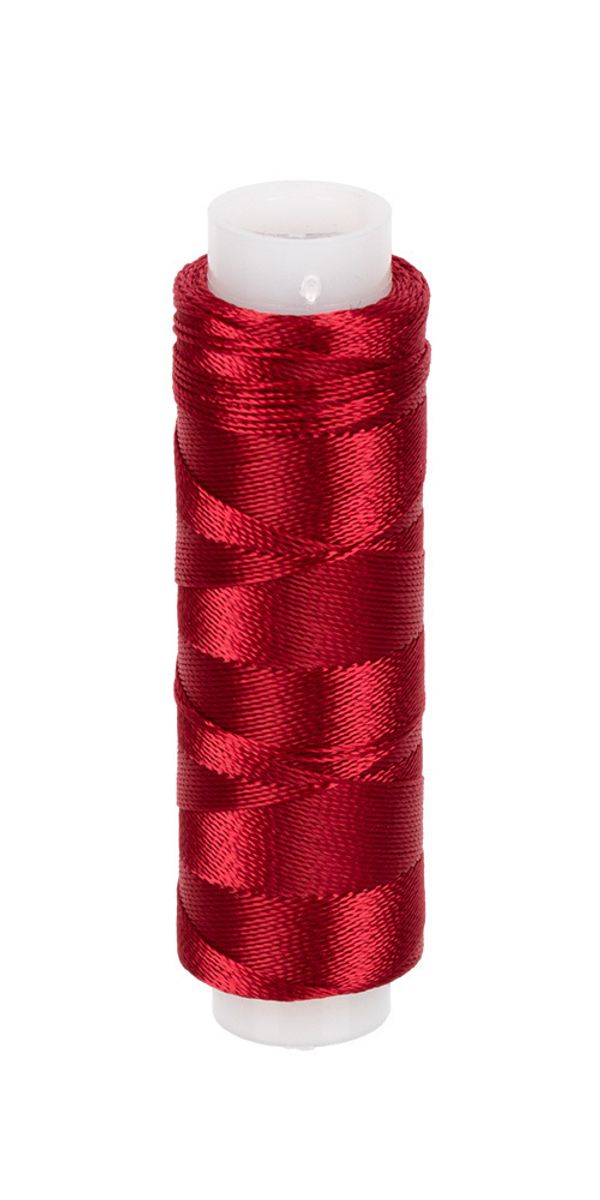 Нитки лавсан 45ЛВП 100% полиэфир 200 м, 13 шт, 018 т.красный