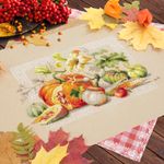 Набор для вышивания нитками Чудесная игла, Праздник урожая 30х20 см