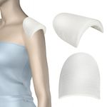 Плечевые накладки (подплечники) втачные твердые 120х170х18 мм, Т18 белый, 100 пар