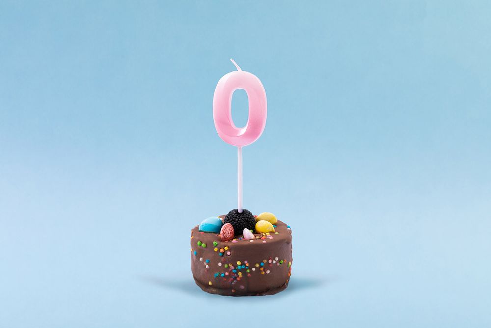 Свеча для торта Цифра 0, 12 шт, Boomzee BCD-13