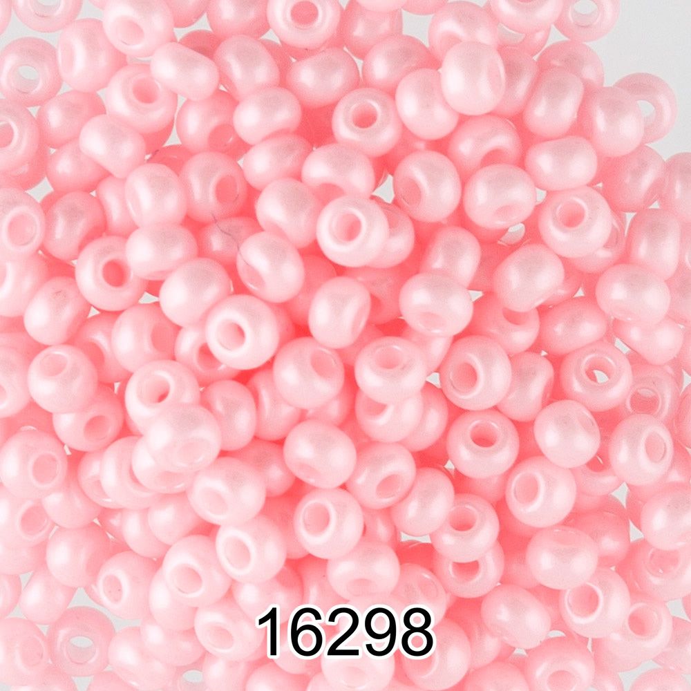 Бисер Preciosa круглый 10/0, 2.3 мм, 500 г, 16298 (Ф305) св.розовый