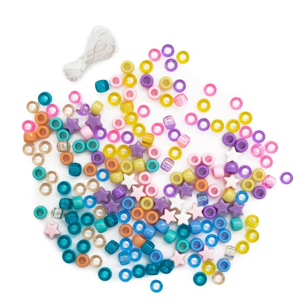 Набор бусин с эластичным шнуром Бабочка, Astra&Craft, 5024151