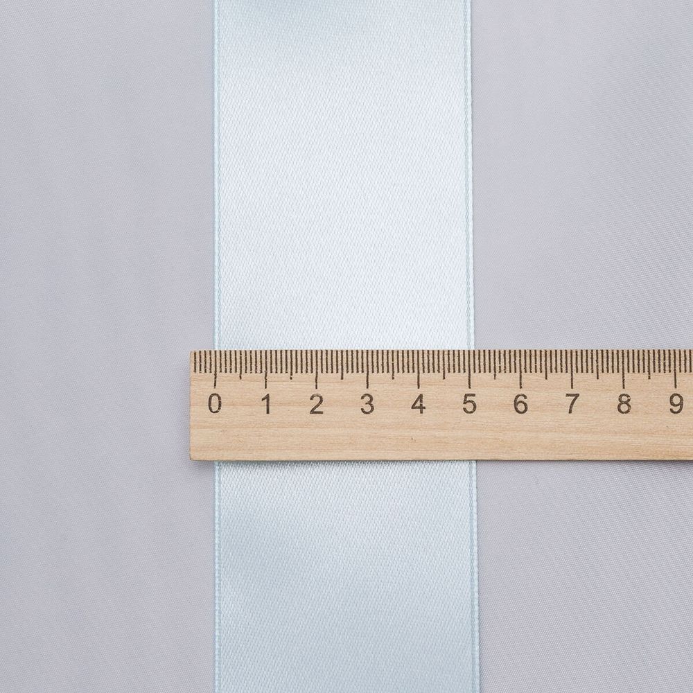 Лента атласная 1-сторонняя 50.0 мм / 22.86±1 метров, 134 св.голубой, Globus