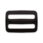 Пряжка двухщелевая пластик 38 мм, 100 шт, черный, Gamma SAR001