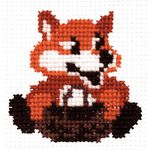 Набор для вышивания нитками РС Студия, Лисенок 7х7 см