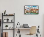 Алмазная (кристальная) мозаика Фрея, Улицы Люцерна, 40х25 см