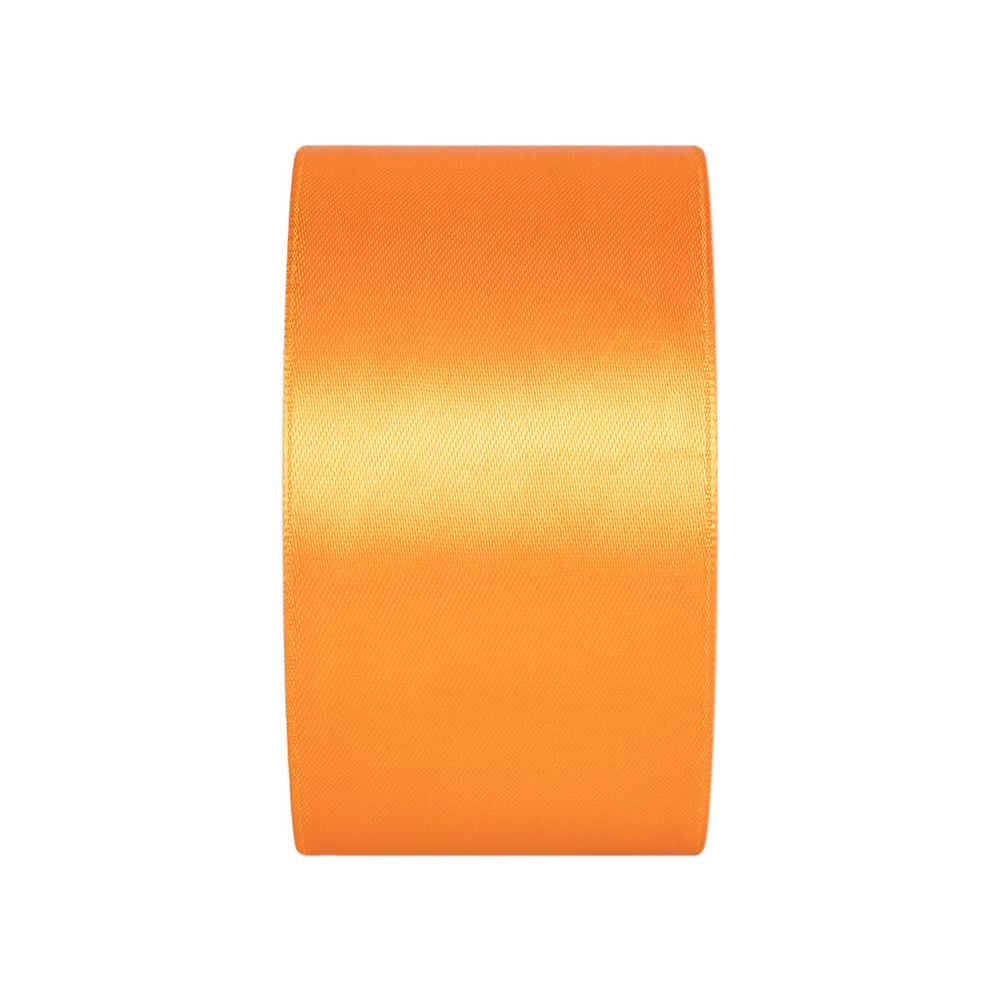 Лента атласная 1-сторонняя 50.0 мм / 33±2 метра, 021 оранжевый, Gamma
