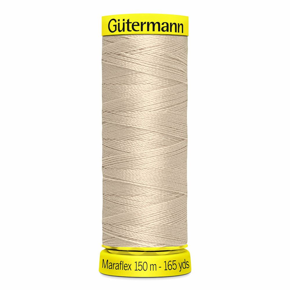 Нитки для трикотажа Gutermann Maraflex, 150м, 722 св.бежевый, 5 катушек