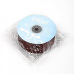 Лента репсовая (в рубчик) 38.0 мм, 868 холод.коричневый уп.27,4м