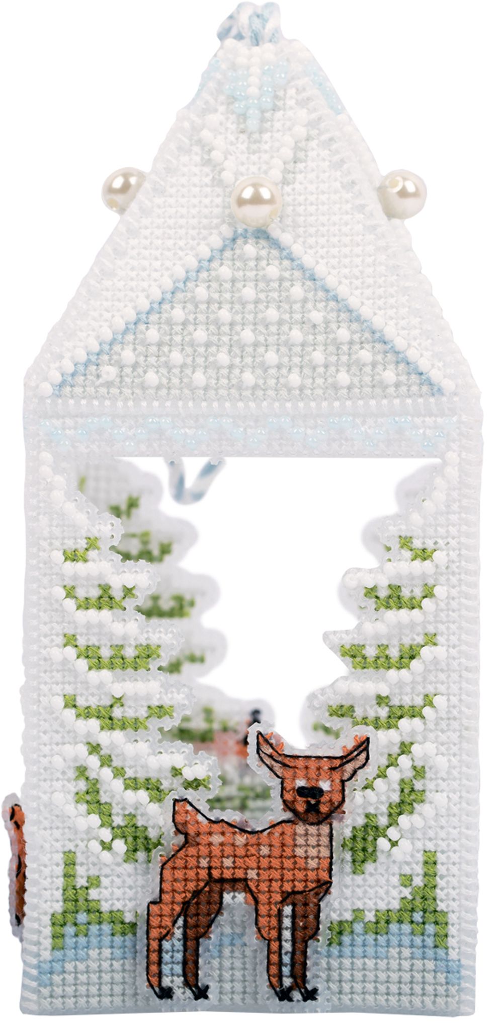 Набор для вышивания нитками Panna, Лесной фонарь