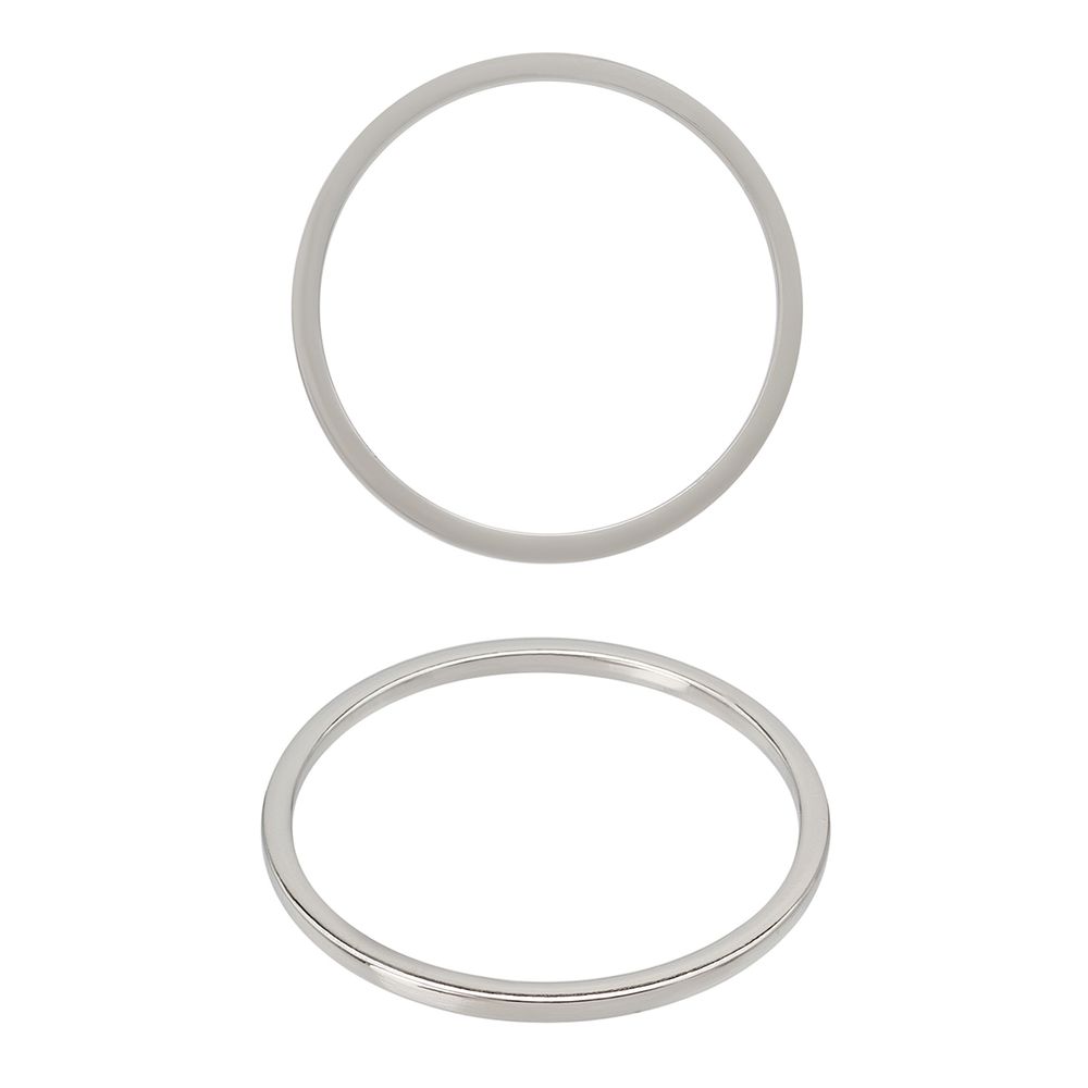 Кольцо литое металл in ⌀40 мм (46 мм внешн.), никель, 10 шт