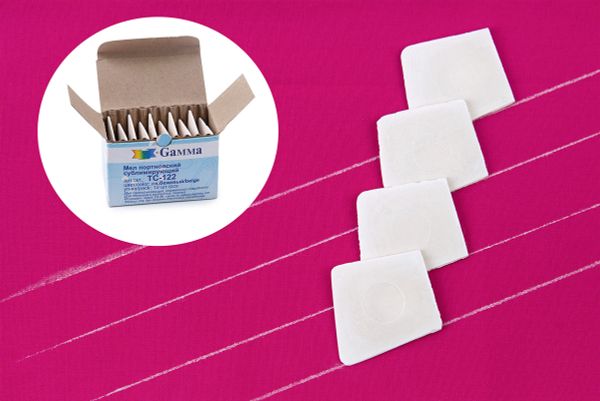 Мел портновский сублимирующий, 10 шт, св.бежевый, Gamma ТС-122