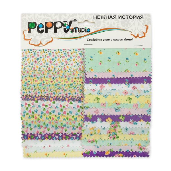 _19_ Образцы ткани: Ткань для пэчворка Нежная история