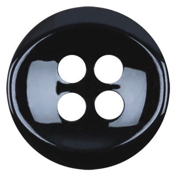 Пуговицы 4 прокола блузочные 11 мм, 24 шт, А008 черный, Blitz DRN 0051
