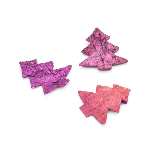 Декоративные элементы из коры дерева 