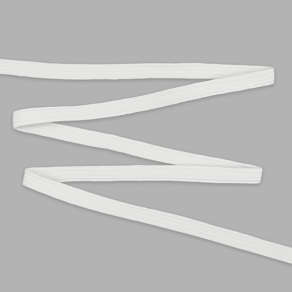 Резинка бельевая (стандартная) 10 мм / 10х10 метров, белый С912