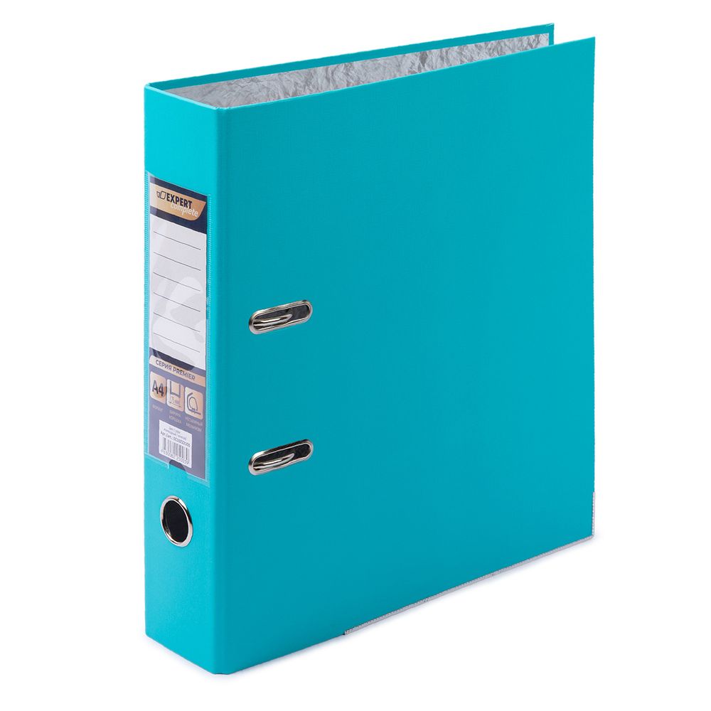 Регистратор PVC, мет.уг. 50 мм, 10 шт, Premier A4 арочный механизм, изумрудный EC10221105, Expert Complete