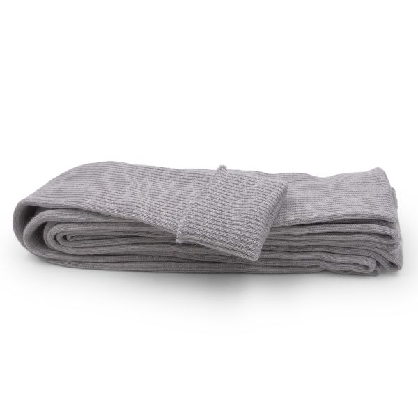 Манжеты трикотажные рукава 6.5 см / 3 метра, тонкие, 2х2, 890 серебро