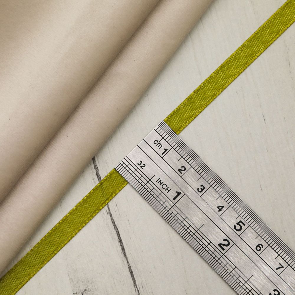 Лента атласная 1-сторонняя 6.0 мм / 22.86±1 метров, 118 оливковый, Globus