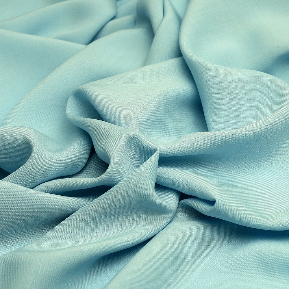 Штапель 110 г/м², 145 см / 2 метра, TBY-Vi-30-37.2, цв.37 голубой