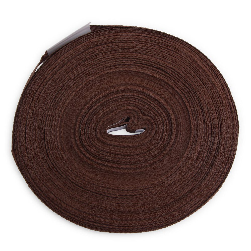 Тесьма брючная односторонняя 16 мм, 50 м, 2.9 г/м, 2080 коричневый