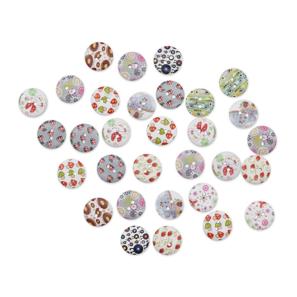 Украшения декоративные пуговицы деревянные Детский №4, 18 мм, 100 шт