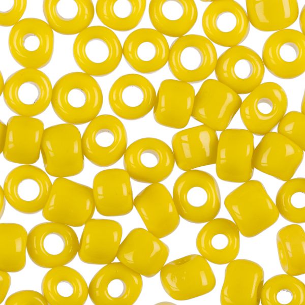 Бисер Zlatka 6/0 (4.1 мм), 100 г (10х10 г), №0042 желтый, GR