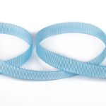 Лента репсовая (в рубчик) с зубчатым краем 10.0 мм, 25±1 метров, 308 бл.голубой, Gamma PTGR-10