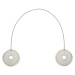 Клипсы для штор магнитные с тросом, 30см ⌀45, 6У